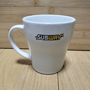 ▼ SUBWAY≪マグカップ　1個≫陶器製　カップ　サブウェイ