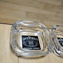 ▼ Jack Daniel's≪小物入れ　2個≫ガラス製　ジャックダニエル　トレー_画像8