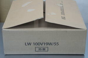 超長期保管品　動作不明　アサヒランプ 20W ホワイトシリカ電球　LW100V19W/55　25個