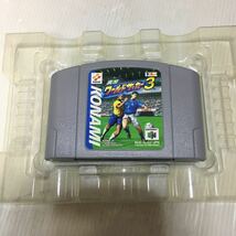 ニンテンドウ64 実況ワールドサッカー３ 箱説付き コナミ N64_画像7