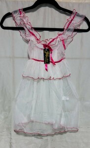  super . special price 65%offWITH tanker pink ribbon see-through baby doll & shorts 