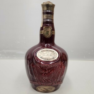 AK◇ 未開栓 CHIVAS REGAL シーバスリーガル ROYAL SALUTE ロイヤルサルート 21年 赤 陶器ボトル ウイスキー 700ml 40% 古酒