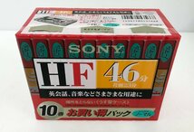 【rmm】新品 カセットテープ 40本 まとめ 箱 SONY CDix I エブリタイム 46 10 PACKS 20PCS 1BOX 20巻 / HF 46 10巻 1BOX / HF 60 10巻 1BOX_画像7