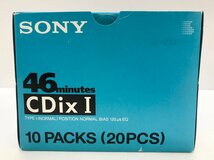【rmm】新品 カセットテープ 40本 まとめ 箱 SONY CDix I エブリタイム 46 10 PACKS 20PCS 1BOX 20巻 / HF 46 10巻 1BOX / HF 60 10巻 1BOX_画像3