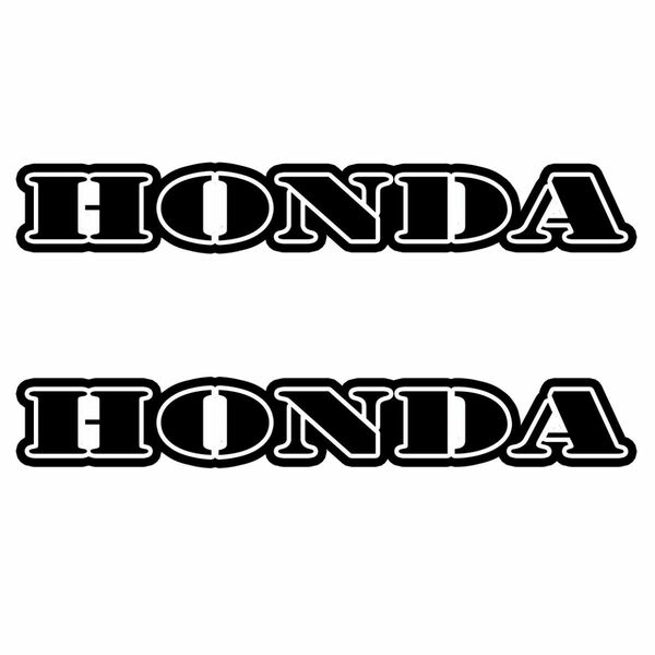 (D8) カッティングシート HONDA ホンダ 2枚セット ステッカー