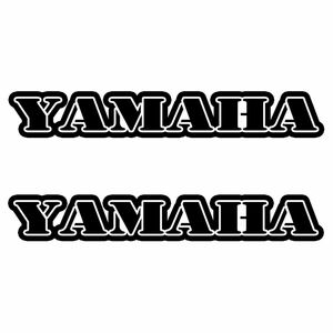 (D8)カッティングシート YAMAHA ヤマハ 2枚セット ステッカー