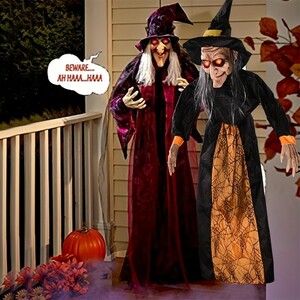 [ free shipping ]1pc Halloween equipment ornament . woman sound control properties ghost festival ...