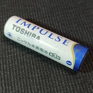 【ジャンク品】TOSHIBA　単3形　充電式ニッケル水素電池　TNH-3A　IMPULSE