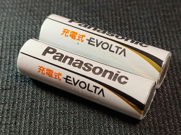 【ジャンク品】Panasonic 単3形　充電式ニッケル水素電池　BK-3HLD　EVOLTA　 数量2