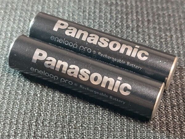 【ジャンク品】Panasonic　単4形　充電式ニッケル水素電池　BK-4HCD　eneloop PRO 数量2