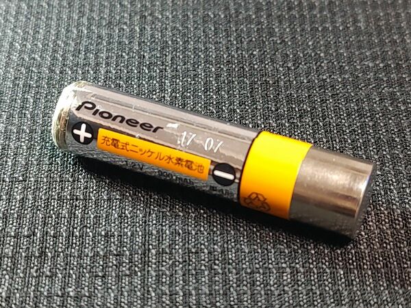 【ジャンク品】Pioneer　単4形　充電式ニッケル水素電池