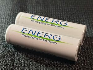 【ジャンク品】Kenko　単3形　充電式ニッケル水素電池　ENERG 数量2