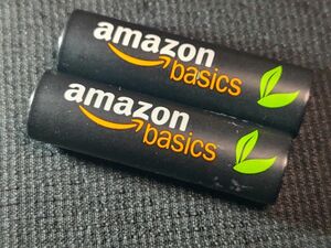 【ジャンク品】amazon basics　単3形　充電式ニッケル水素電池　AA HR6　 数量2