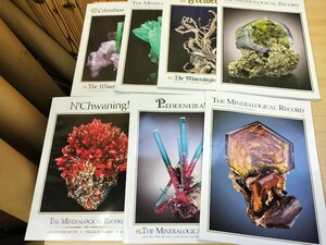 ★洋書　THE MINERALOGICAL RECORD　ミネラル　鉱物の本　まとめて7冊★