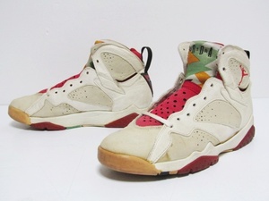 91年製 1991 VTG NIKE AIR JORDAN 7 ORIGINAL HARE WHITE RED OG 130014-100 ナイキ エアジョーダン オリジナル ヘア バニー 白赤 シカゴ