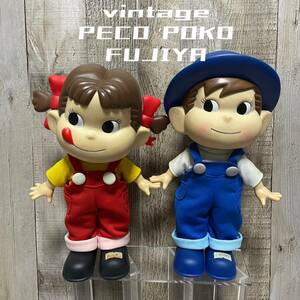 不二家 ペコちゃん ポコちゃん FUJIYA フィギュア 昭和レトロ　vintage ヴィンテージ　当時物　年代物　人形 オモチャ　OLD 古いオモチャ