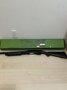 1円〜 MARUZEN マルゼン ショットガン　M870 ポンプアクション　ブラックバージョン　ガスガン 現状品　k939