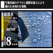 送料無料 A.T. FIELD 65CM耐風ジャンプ傘(レッド/2号機) 新劇場版エヴァンゲリオン 2号機カラー 赤 イベント 普_画像3