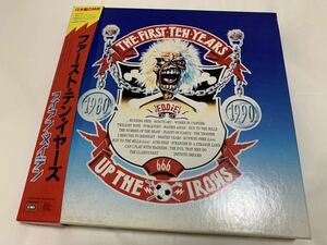 IRON MAIDEN アイアンメイデン THE FIRST TEN YEARS 1980-1990 UP THE IRONS 10枚組ボックスセット 日本盤帯付き 中古CD