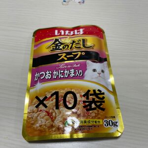 いなば 金のだしスープ かつお かにかま 30g×10袋