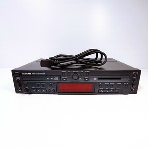 現状品　CD再生 TASCAM MD-CD1MK3 2012年 業務用MDLP/CD複合機