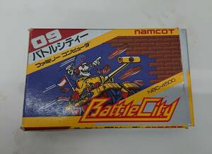 #5796B 1円～ バトルシティー BATTLE CITY ファミコンソフト 希少 NAMCOT　ナムコ 箱・説明書付 激レア