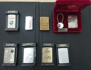 #4884　1円～　Zippo ジッポライター　8点まとめて　未使用品　使用品もあり　ソリッドブラス　シルバー　特別限定品　