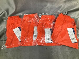 02-20-643 *BZ unused goods compression spats shorts inner pants orange 130cm 4 point set 