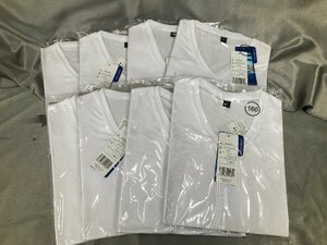 02-20-670 *BZ unused goods no sleeve mesh under inner shirt white 160cm child size 8 point set 