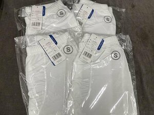 02-08-A09 *BZ compression spats shorts sport leisure wear white men's S size 4 sheets unused goods 