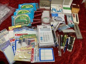 02-09-513 ◎AS 文具 文房具 電卓 ボールペン 糸鋸など まとめ売り 多数セット　未使用品