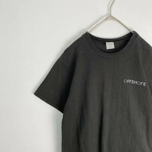 【半袖Ｔシャツ　USA製　ワンポイントロゴ　黒　古着】