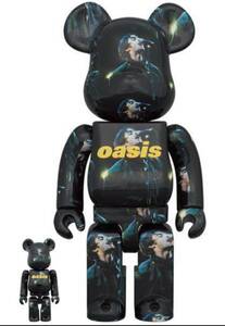 オアシス結成30周年 BE@RBRICK OASIS KNEBWORTH 1996 100％ & 400％ (Liam Gallagher) ベアブリック オアシス リアム ギャラガー