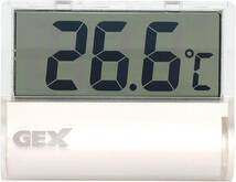 GEX 　ジェックス　 クリア液晶デジタル水温計 　　　彼岸が透けて見えます。　　　　送料全国一律　185円（４個まで同梱可能）_画像3