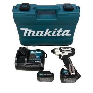 Y1217④ マキタ makita 充電式インパクトドライバ TD110D 充電器 バッテリー2個 直接引取可 石狩市