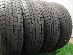 S212 バリ山! ダンロップ ウィンターマックス03 165/65R14 2020年製 4本 タイヤ 冬タイヤ スタッドレス 売切 直接引取可 石狩市 