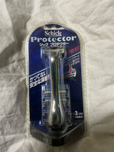 大人気 schick protector シックプロテクター ホルダー 1本 替刃 3個付き 激安 処分 メンズ 脱毛 髭剃り 男性 男子a'