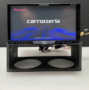 #E111 パイオニア carrozzeria カロッツエリアサイバーナビ Bluetooth DVD AVIC-ZH0007 DVD CD ジャンク品 