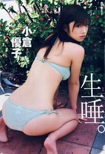 小倉優子　（3枚組）雑誌切り抜き（B5判）013