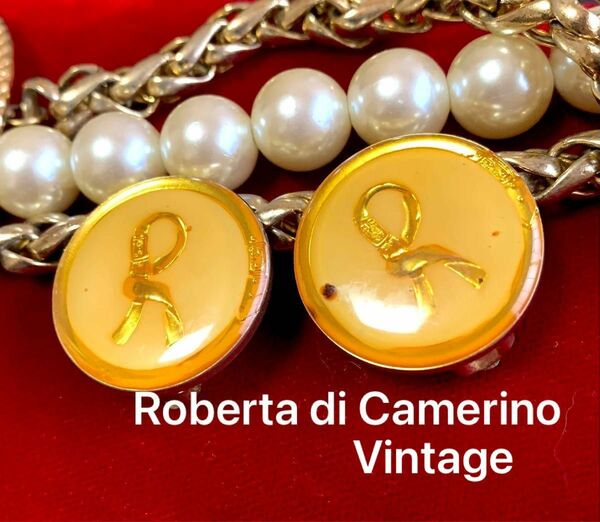 ヴィンテージ　Roberta di Camerinoゴールドイヤリング
