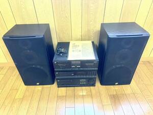 SANSUI コンポ　A-700Di D-700Di CD-700Di S-700Di 山水オーディオ機器 音響機器　通電確認済み　取扱説明書付き　システムコンポ 