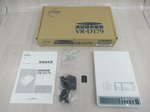 ▲ZZT 1402 o 保証有 TAKACOM タカコム VR-D179 通話録音装置 箱入り 取扱説明書・SDカード 8GB付 綺麗・祝10000！取引突破！