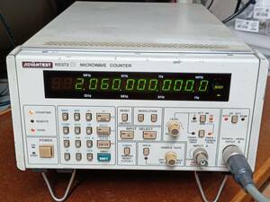 ADVANTEST ＜R5372＞ MICROWAVE COUNTER Max:18GHz ユニバーサルカウンター　周波数カウンター　universal frequency