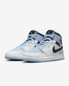 NIKE AIR JORDAN 1 MID SE DV1308-104 エア ジョーダン ミッド 白×水色 US9.5