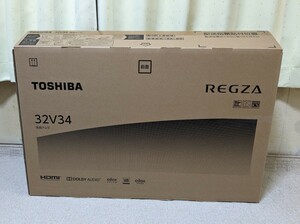 TOSHIBA REGZA 液晶テレビ　32V/34 レグザ　2023年製　新品同様　（2023年10月から1年間のメーカー保証付き）