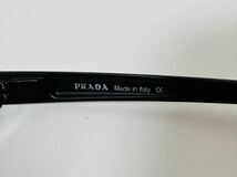 未使用 箱付プラダ PRADA SPR66A サングラス ブラック ミラノ MILANOイタリア ITALY 高級 世界ブランド ビンテージ レア 希少 入手困難_画像7