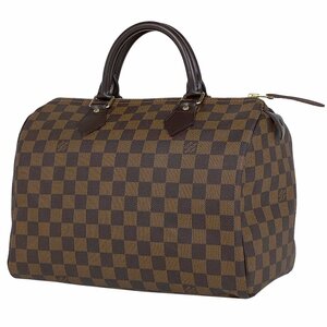 ルイ・ヴィトン Louis Vuitton スピーディ 30 手提げ ボストン ショッピング ハンドバッグ ダミエ ブラウン N41531 レディース 【中古】