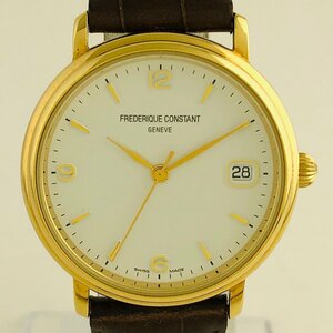 【ジャンク品】 フレデリック・コンスタント FREDERIQUE CONSTANT クラシック 腕時計 自動巻き 【中古】