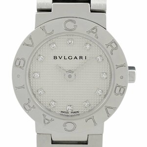ブルガリ BVLGARI ブルガリ ブルガリ 12Pダイヤ BB23SS 腕時計 SS ダイヤモンド クォーツ レディース 【中古】