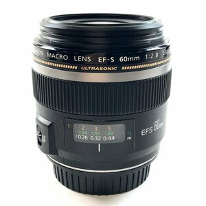 キヤノン Canon EF-S 60mm F2.8 MACRO USM マクロ 一眼カメラ用レンズ（オートフォーカス） 【中古】